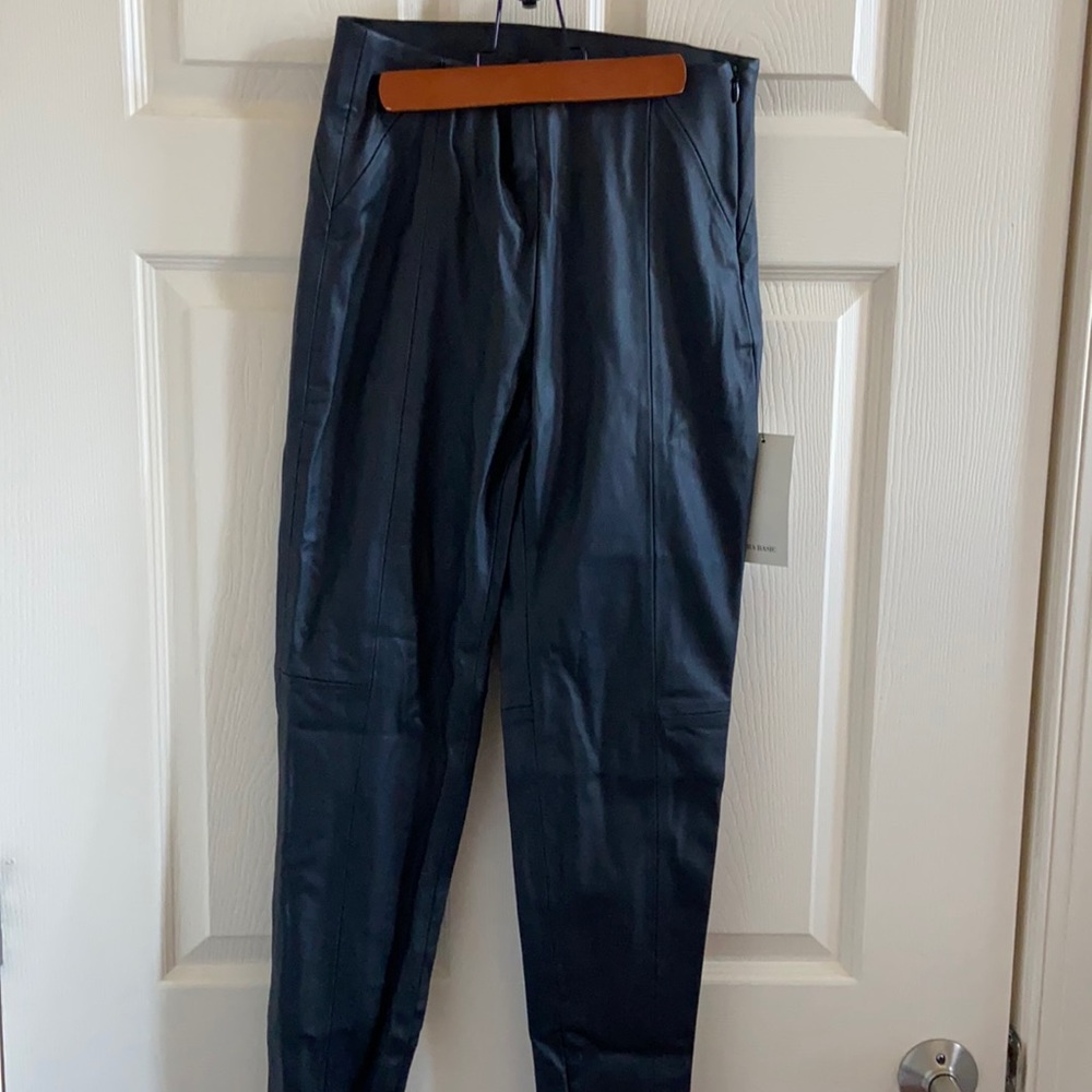 NWT zara pleather leggings